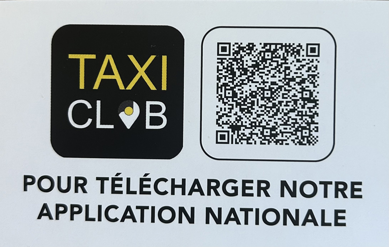 QR Code pour l'application Taxi Club